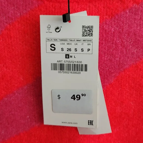 BNWT Zara Sweater, S - Picture 4 of 6